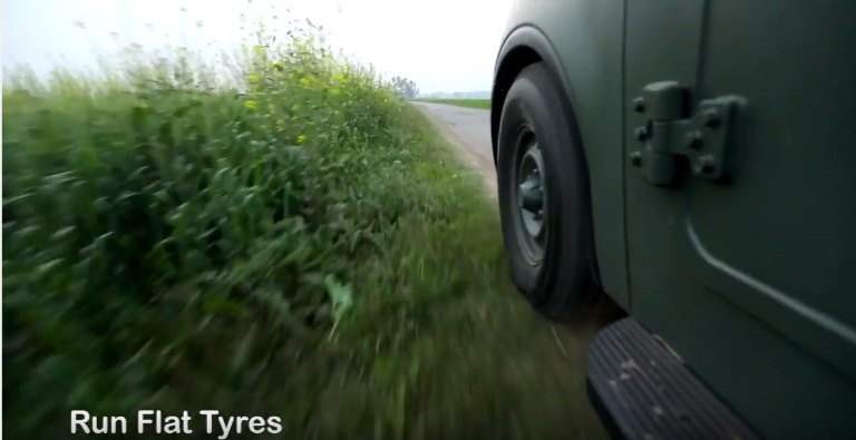 Run Flat Tyres-ISUZU Armoured Tactical Vehicle